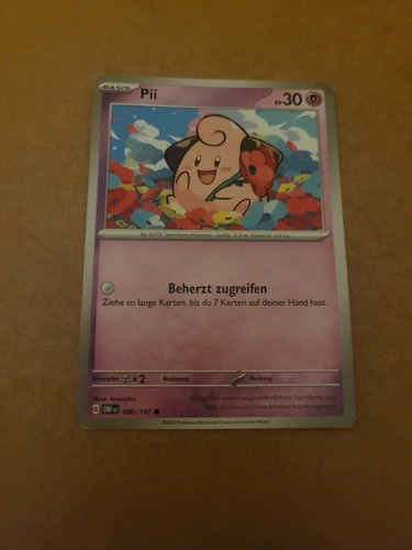 Pii pokemon karte - pii,