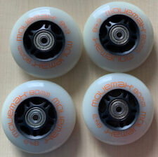 Inlinerrollen Movemax, 80mm, 84A, 4 er Pack, Weiss, mit Kugellager