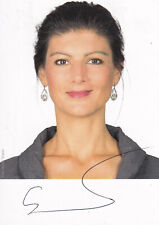 Autogramm - Sahra Wagenknecht - BSW
