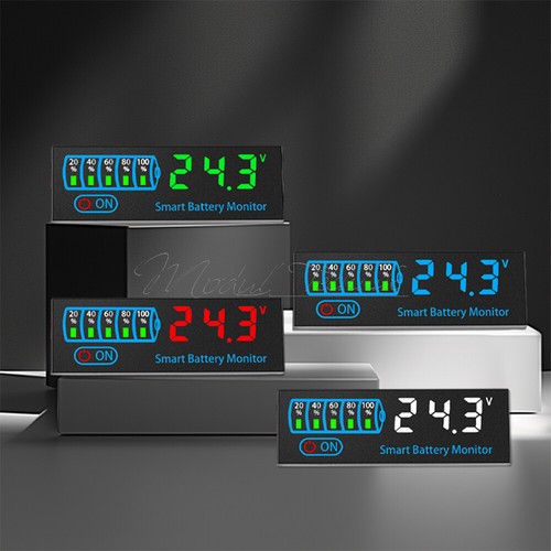 Led battery level display - led,