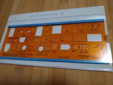 Standardgraph Zeichenschablone No 4371 Mechanische Verfahrenstechnik