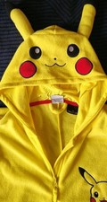Pokemon Pikachu Jumpsuit Onesies Fleece Schlafoverall M/L