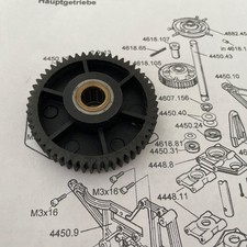 Graupner Uni Mechanik Zahnrad Mit Freilauf 55mm 4618.105
