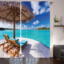 Strand Rustikale Gardine