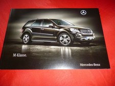 MERCEDES W164 M-Klasse ML 300 CDI - ML 63 AMG 4MATIC Prospekt Brochure von 2009