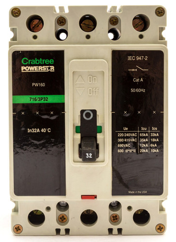 Crabtree amp 32a 18ka - amp,