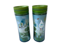 2x Starbucks Becher Grün Tumbler 16oz 473ml 2009