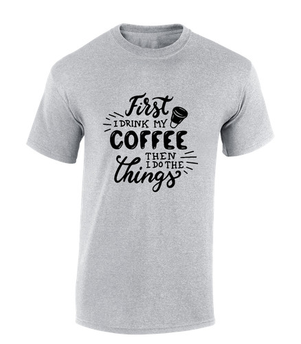 First drink coffee herren - i,