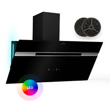 Klarstein Dunstabzugshaube 90 cm Dunstabzug Wandhaube 600 m³/h LED leise EEK A