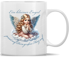 Tasse Kaffeebecher Engel Ein