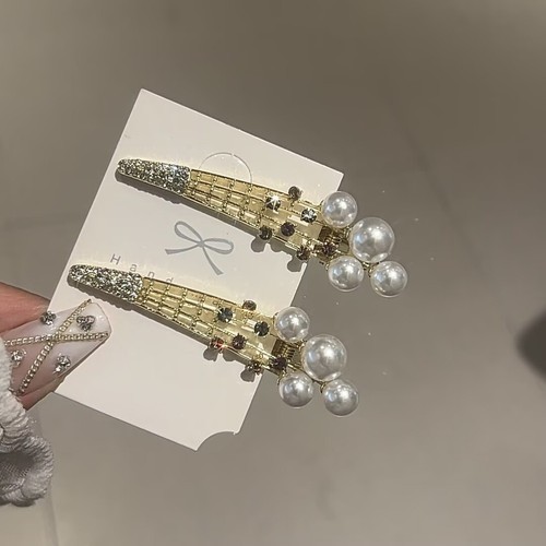 Mode haarschmuck perle strass - mode,