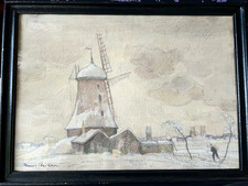 HANS RICHTER 1891 Dresden -1977 Chemnitz - Aquarell auf Karton- handsigniert