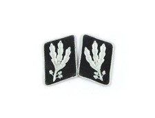 WW2 SA Gruppenführer Kragenlaschen handgestickt Repro Sammler Set