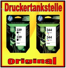 2x Doppelpack HP 339 HP 344 Deskjet 5740 57455940 6520 6540 6540d 6620 6840 6940