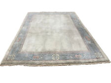 Reine Schurwolle aus Himalaya Handgeknüpft Lagerverkauf Beige 240x170N 206510