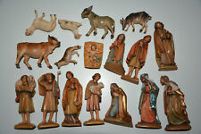 Krippenfiguren aus Holz handgeschnitzt Südtirol PLONER carved nativity