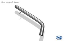 Fox Edelstahl Vorschalldämpfer-Soundrohr VW Golf 4 (nur für FOX ESD R32-Optik)