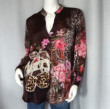 Satin Tunika Shirt Bluse Sarah