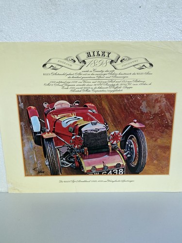 Kunstdruck rennwagen kuhn - kunstdruck, e.