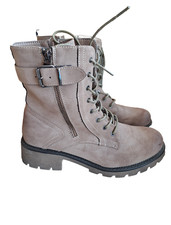 Winter-Stiefeletten beige, Damen-Gr. 42, wie neu