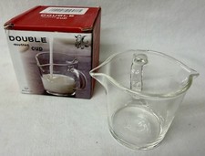 BCnmviku Espresso Messbecher, Doppelausläufe Glas Mit Griff, 70ml ! OVP !