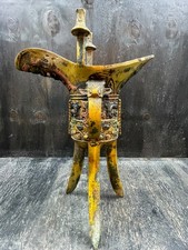 alter 32cm großer Bronze