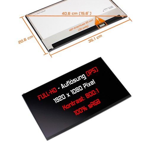 Led display matt passend - 15,6",