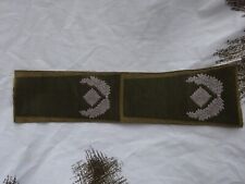 A51-U) Frühe Bundeswehr Major Rangabzeichen Panzerkombi große Sterne  um 1960