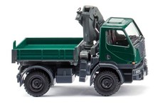 Wiking 036903 Unimog U 20 mit Ladekran - moosgrün 1:87 NEU OVP --