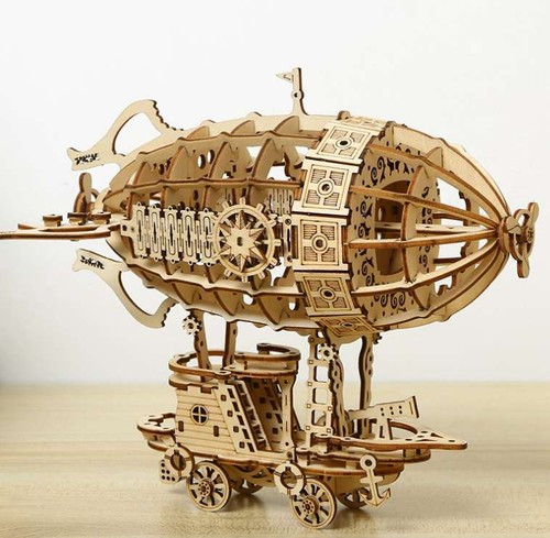 Holzpuzzle luftschiff - ✅3d,
