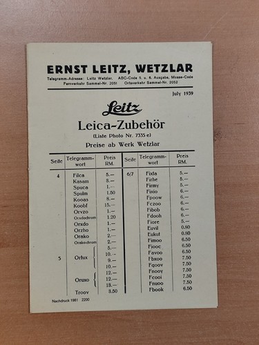 Leitz leica zubehör - leica,