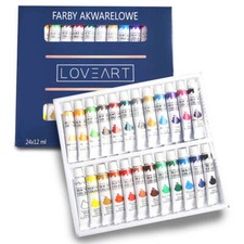 LOVEART Aquarellfarben Set 24