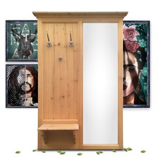 Garderobe Weichholz gebürstet