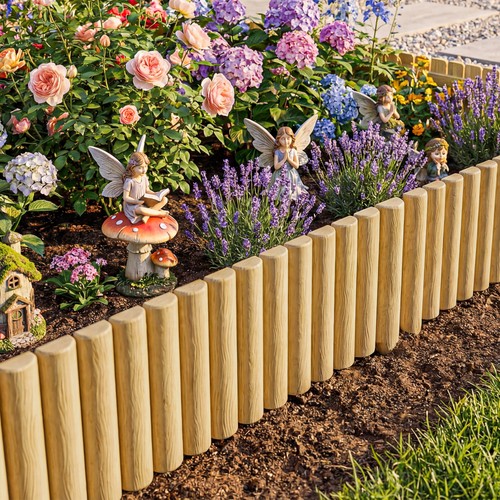 Outsunny gartenzaun zaun aus - gartenzaun,