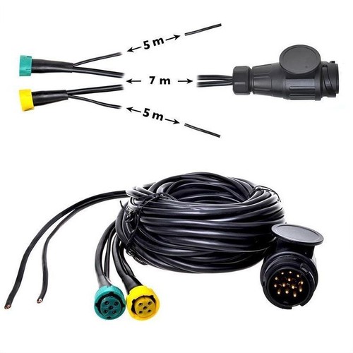 Kabelsatz stecker polig - 7m, 13-polig
