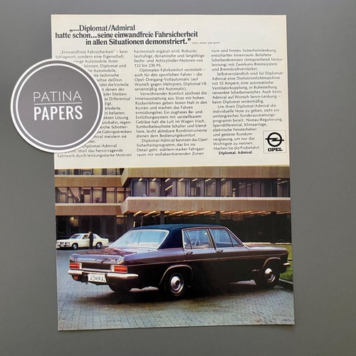 1971 opel admiral - 1971,