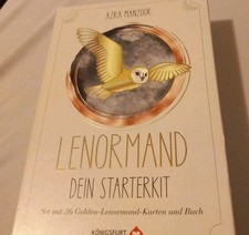 Lenormand Dein Starterkit Set mit 36 goldenen Karten &Buch