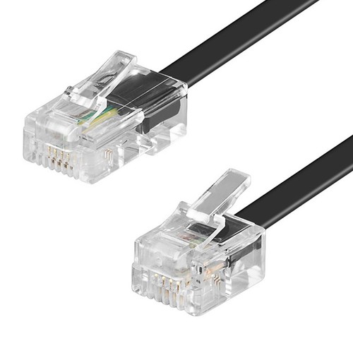 Telefon kabel rj11 6p4c - 6m, st.