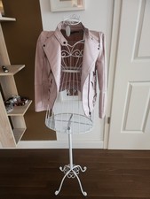 Puderrosa Bikerjacke