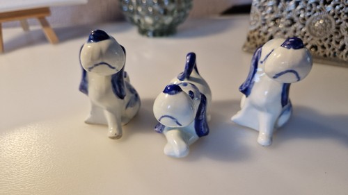 Hunde figuren porzellen - 3,