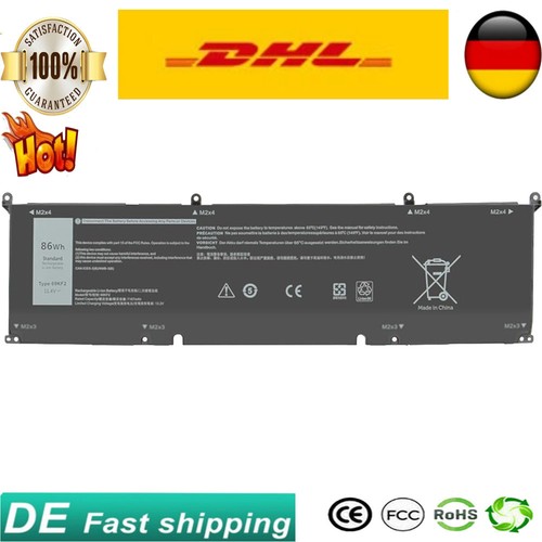 86wh akku ersatz für - 86wh,