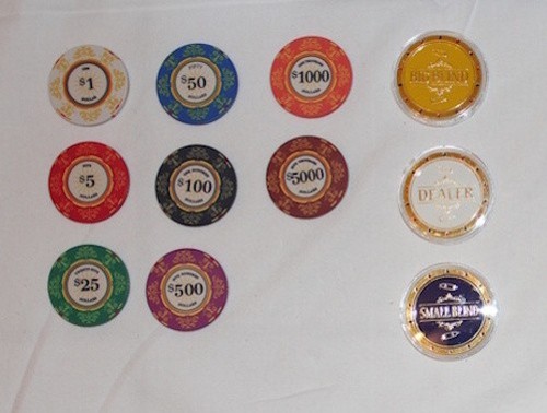 Pokerset keramik chips - -,