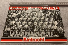 Postkarte - Eintracht Frankfurt 91/92 - Mannschaftsbild - Deutscher Meister 1992