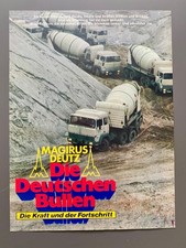 Magirus Deutz Die Deutschen Bullen LKW Oldtimer 1969 Vintage Ad Werbung Reklame