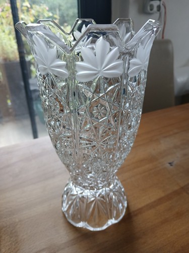 Bleikristall vase mit - bleikristall-vase,