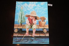 3D AK Am Fischen      Wackelkarte   unbeschrieben   -----   1761