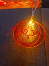 Halloween bunte Lichterkette