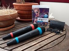 Singstar Set PS3 2x Wireless Mikros SingStar Vol2 GETESTET KARAOKE PlayStation3