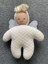 Trousselier Rassel Engel mit Flügel weiß Höhe ca. 13 cm