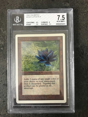 Black lotus unlimited bgs - black,